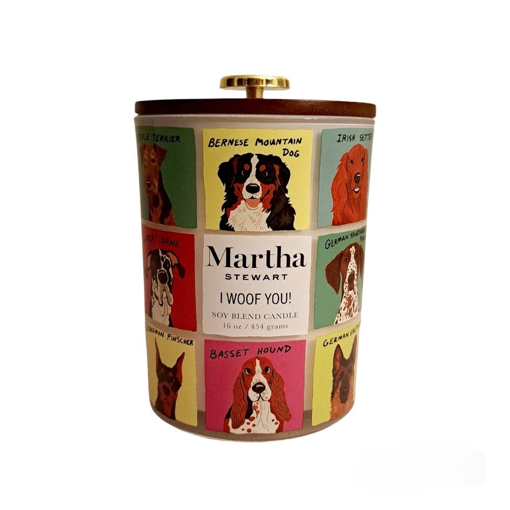 Martha Stewart Woof You Soy Blend Scented Candle